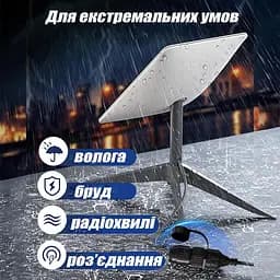 Водонепроникний комплект 2 шт для тарілки та роутера Starlink Ethernet RJ45 Adapter Gen 3 /Mini - мініатюра 5