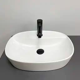 Умивальник VBI Terni S white накладний VBI-011802, Білий - мініатюра 3