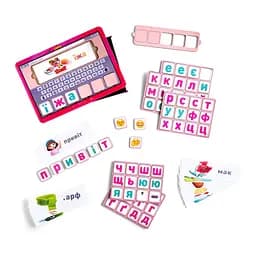 Планшет для дівчаток "Збери слово за картинкою" Ubumblebees (ПСД199-УКР) PSD199-UKR українською мовою