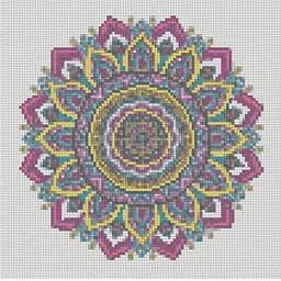 Алмазна мозаїка Візерунки у стилі мандала CA-0061 30х30 см