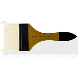 Пензель щетина флейц AMBER 2306 №100 коротка ручка Rosa