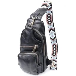 Женская слинг сумка Vintage через плечо из экокожи 16х30х8 см sum0026955