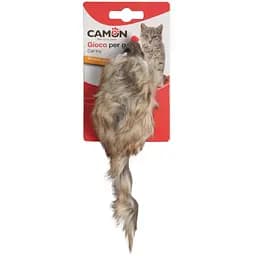 Іграшка для котів Camon Миша з дзвіночком 20 см в асортименті 