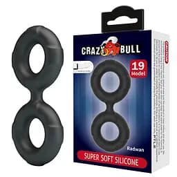 Эрекционное кольцо Crazy Bull Super Soft Silicone Radwan, черное PRETTY LOVE BI-210364 103646