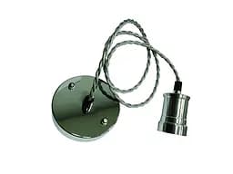 Подвесной светильник Levistella AMP20004-1, E27, 1 лампа, хром, металл, стиль LOFT