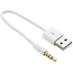 Кабель-переходник аудио ExtraDigital 3.5 мм M - USB M 15 см белый (KBA1651)