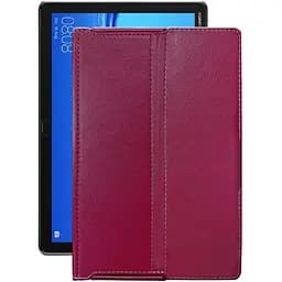 Чехол StatusCASE из экокожи для планшета Huawei MediaPad M5 lite 10 Бордовый
