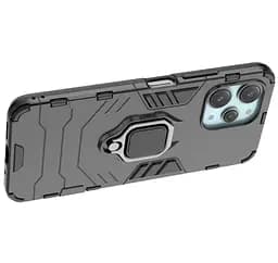 Чохол бампер Primolux Ring Armor для Xiaomi Redmi 12 / Redmi Note 12R / Poco M6 Pro 5G Black - мініатюра 6
