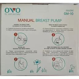 Молоковідсмоктувач Ovo GM-10 механічний - мініатюра 2