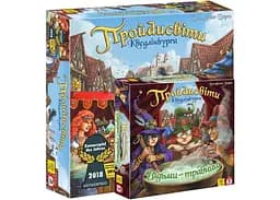 Настольная игра YELLOWBOX Шарлатаны из Кведлинбурга с дополнением Ведьмы-травницы и бонус-мешочками! (ПК001+2)