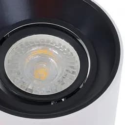 Підсвічування тубус Brille накладне AL-709/1 GU5.3 BK/WH MR16 36-291 - мініатюра 7
