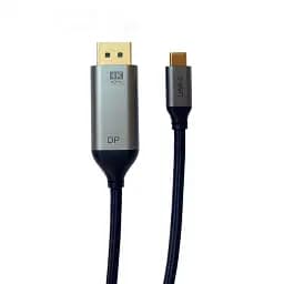Кабель CABLETIME USB Type-C to DisplayPort (сумісний з Thunderbolt 3/4) 1.8m 4K/60Hz для MacBook/iMac