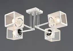 Люстра N6637/4 Белый + Хром