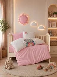 Комплект дитячої постільної білизни в ліжечко baby crib ранфорс з вишивкою TC303376275