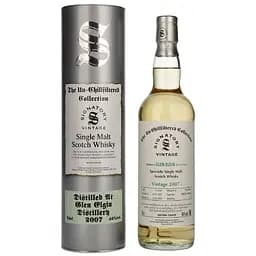 Віскі Signatory Glen Elgin Unchillfiltered, у тубусі, 46%, 0,7 л