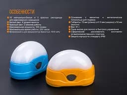Кемпінговий ліхтар Fenix CL20R (Блакитний) - мініатюра 10