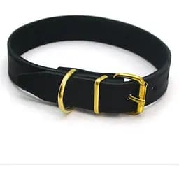 Ошейник для собак Zoo-hunt кожаный О Класик черный 1,2/17-22 см