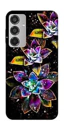Чохол Demsky Flowers on black для Samsung Galaxy M35 5G