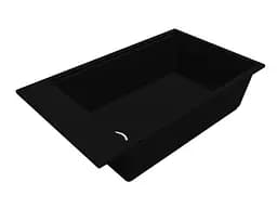Кухонна мийка Miraggio LAGOON 760 black (0002248) Граніт, Під стільницю/Врізна, Чорний - мініатюра 4