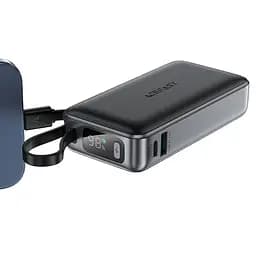 Зовнішній акумулятор Acefast M7 PD30W power bank with cable 10000mAh, Black (6974316283379) - мініатюра 5