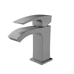 Смеситель для умывальника Gappo G1007-9 оружейная сталь Графитовый хром