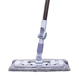 Плоска швабра для миття підлоги Household HP-35015-35G зі змінними серветками 130 см Сірий - мініатюра 6