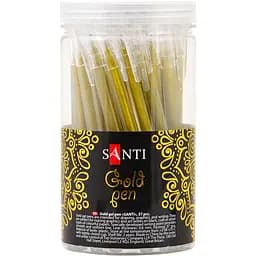 Набір ручок гелевих Santi золотий 37 шт. (420364)