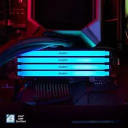 Модуль пам'яті для комп'ютера DDR4 8GB 3200 MHz Beast RGB Kingston Fury (ex.HyperX) (KF432C16BB2A/8WP) - мініатюра 9