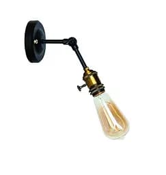 Бра настенное Levistella 752WF1503-1 E27 60W черный с золотым патроном для дома