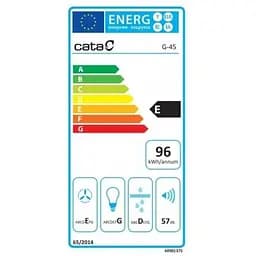 Витяжка вбудована Cata G-45 WH (02039005) - мініатюра 4