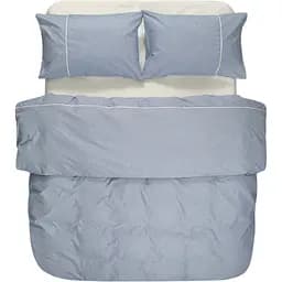 Комплект постельного белья Lotus Home Premium Percale Stripe семейный синий (svt-2000022342674)