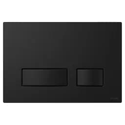 Клавіша змиву Cersanit Movi для інсталяції Aqua терна матова K97-511, Чорний