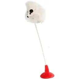 Іграшка для котів Fox Миша з брязкальцем, на присосці, 1 шт.