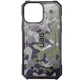 Ударостійкий чохол UAG Pathfinder with MagSafe Camo для Apple iPhone 14 Plus/15 Plus 6.7 Зелений