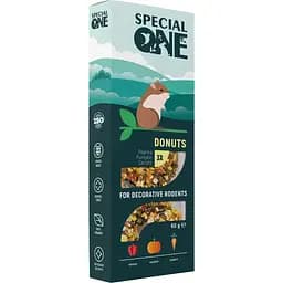 Лакомства для грызунов Special One Пончики Паприка тыква морковь 50 г 3 шт. (PR242520)