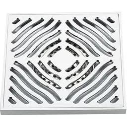 Трап для душу вертикальний Gappo G81550 латунь 150x150 мм хром