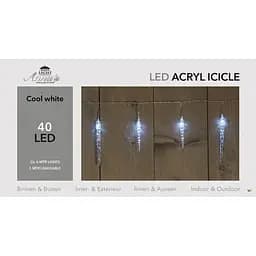 Гірлянда Anna's Collection Бурульки холодний білий 11 м 