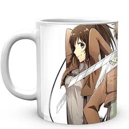 Кружка GeekLand Attack on Titan Атака Титанов Саша Жан Конни AOT 002.24 330 мл белая