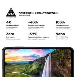 Захисне скло на Samsung Galaxy A15 4G (A155) з олеофобним покриттям, Pro, повне проклеювання, антистатичний і пиловідштовхуючий шар, 9H, самоклеючеся, 2.5D, на весь екран, антистатичний клей, ArmorStandart (ARM74659) - мініатюра 5
