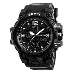 Чоловічий наручний годинник 1155 Black Skmei acs0030852