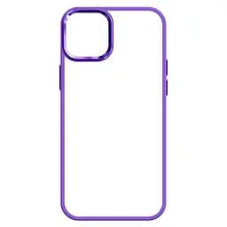 Чехол для Apple iPhone 14 Plus, Unit, фиолетовый, прозрачный противоударный чехол-накладка из TPU и поликарбоната (PC), с защитными бортиками, защита всего корпуса от ударов и царапин, ArmorStandart (ARM62488)