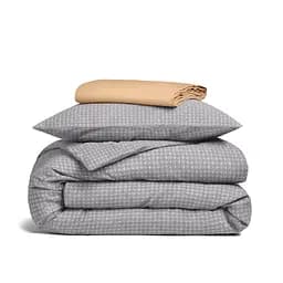 Дитяча преміум постільна білизна Cosas NORDIC WAVE CS7 110х140см (NordicWeave_El80-06WashedCottonWarmSand_140)