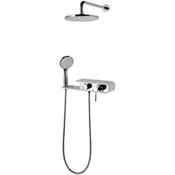 Душева система Corsan Konekto хром прихованого монтажу CMN001, Хром