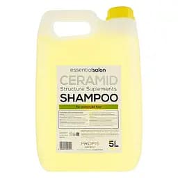 Шампунь для поврежденных волос Ceramid Profis 5000 мл Натуральная косметика с аминокислотами шелка