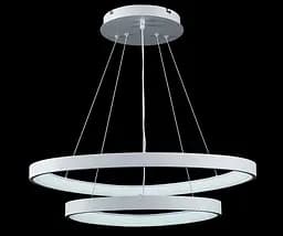 Люстра світлодіодна Splendid Ray L2550/650+450/2 LED, 2 лампи, регулювання світла, білий колір, сучасний стиль для дому - мініатюра 2