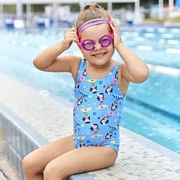 Купальник Zoggs Hula Girl Scoopback 4 Блакитний (1000-463620.HULA.23) - мініатюра 3