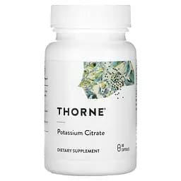 Цитрат калію Thorne Potassium Citrate, 90 вегакапсул