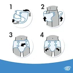 Підгузки для дорослих iD SLIP Plus Large, 30 шт. - мініатюра 6