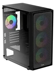 Корпус OCYPUS GAMMA C50 BK ARGB (GAMMA-C50-BKG400XX-GL) Без БП