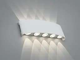 Фасадний LED світильник білий 4 промені 4 Вт